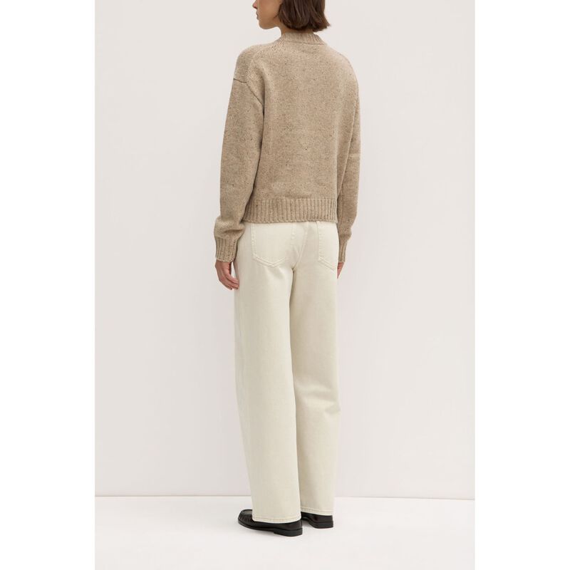 Assembly Label Beau Wool Merino Knit Stone Marle image number 1